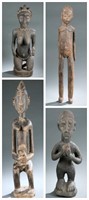 Four West African figures. 20th century.
