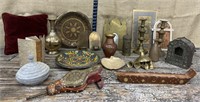 Oriental decor - candlesticks, vases, incense