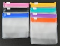 7-Pack Reusable Pill Pouches - Secure Zippered