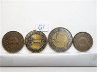 Texas Medals and Tokens Lot