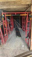 Set of 6’6" x 5’ WACO walk-through scaffolding