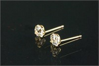 10k Gold Cubic Zirconia Earrings Retail $300