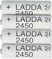 Ikea ladda AA Battery Rechargeable 2450 mAz