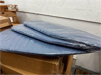 (3) short hangable iron boards about 24 inches new