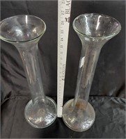 Matching Set of Glass Vases