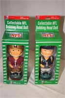 2-COLLECTIBLE NFL NODDERS ! CHARGERS, 49ERS !