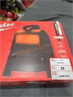 Milwaukee M12 heated axis hooded jacket 2X black