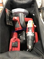 Skil 18V power tools--reciprocating saw, driver,