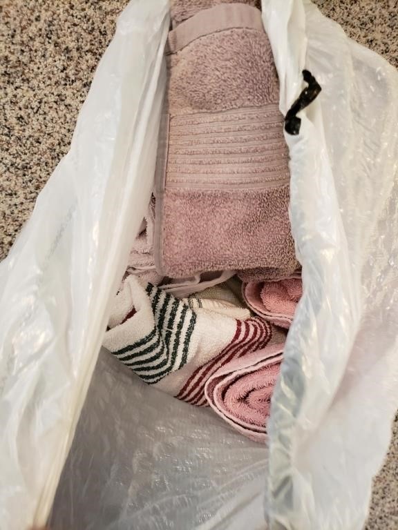 Bag of Bathroom Towels