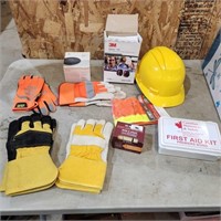 Googpe Home Mini, gloves, first aid kit, etc