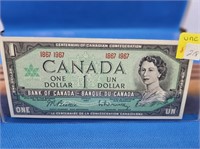 1867-1967 CENTENNIAL $1.00 BILL UNCIRCULATED