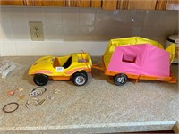 Vintage Barbie Dune Buggy w/Camper