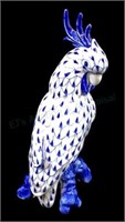 Andrea By Sadek Porcelain Fishnet Cockatoo Parrot