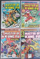 Comics Marvel Master of Kung Fu #42, 44, 45, 46