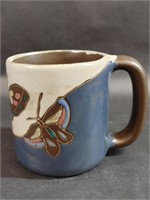 Mara Mexico Galore Pottery Stoneware Butterfly Mug