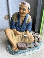 Oyster Shucker - Hakata Mimasu Ceramic Doll