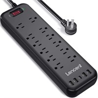 LENCENT POWER STRIP WITH USB PORTS