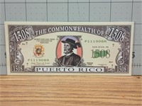 Puerto Rico banknote