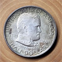 1922 GRANT COMMEMORATIVE SILVER HALF DOLLAR