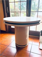 MCM Round Pedestal Formica Dinette Table