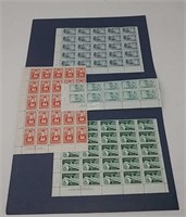 Canadian Industry Stamp Issues - in Blocks - R