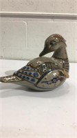 Vintage Mexican Pottery Duck from Tonala Area K8C