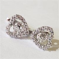 $120 Silver CZ Earrings
