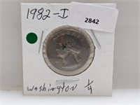 1982-D Washington Quarter