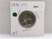 1976 Bicentennial Quarter