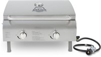 Stainless Steel Two-Burner Portable Grill *READ*