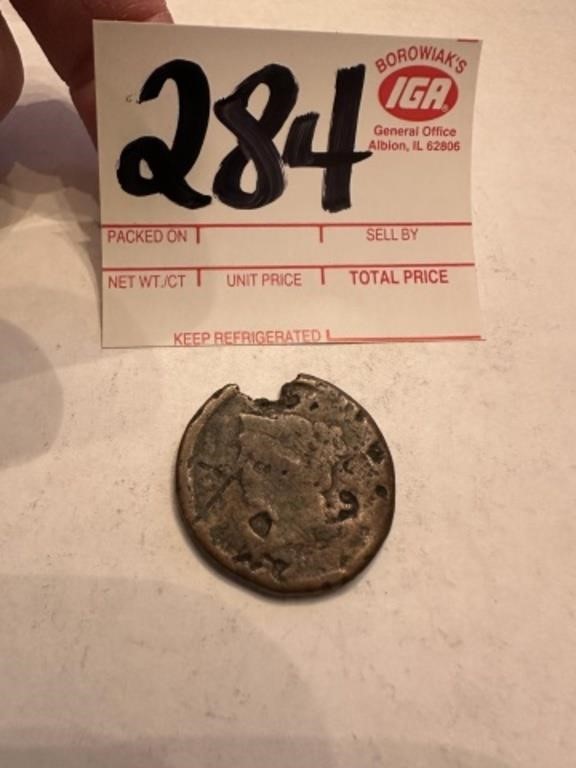Possibly Early 1800's American One Cent Coin