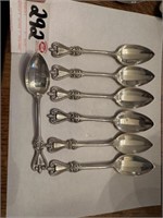 7 Sterling Silver Spoons