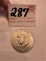 1974 Eisenhower IKE One Dollar Coin