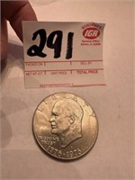 1976-D Eisenhower IKE One Dollar Coin