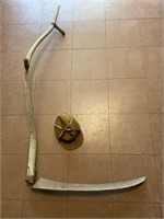 VTG Long Handled Farm Scythe + Winter Cap