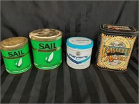 Vintage Tabacco & Candy Tins