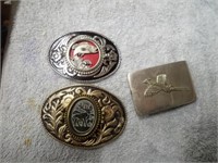 (3) Belt Buckles