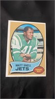 Matt Snell Topps 1970 Football York Jets