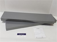 2 pk Floating Shelves - Grey