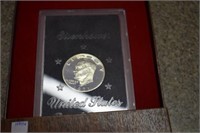 1971 Proof Eisenhower Silver Dollar in Brown Box