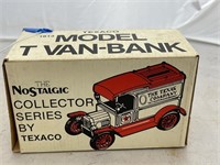 Ertl 1913 Texaco Model T Van-Bank