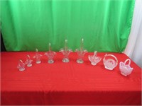 9 Various Sizes Of Glass Baskets