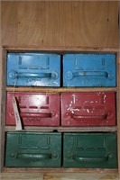 6- Drawer Cabinet Filled with Various Sizes of