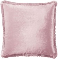 2pk Jasper Velvet, Fringe Decorative Pillows-Mauve
