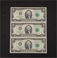 3 CONSECUTIVE 1995 $2