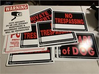No Trespassing Signs (Living room)