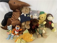 Large Lot of Stuffed Animals