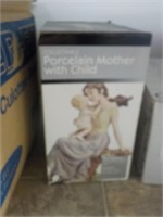 Porcelain mother w/ child's