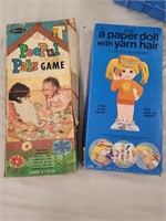 Peepul Pals Game and Paper Doll with Yarn Hair