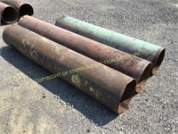 (3) Misc Sizes of 12” Steel Pipe
